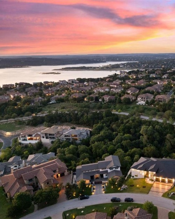Lakeway on Lake Travis at sunset